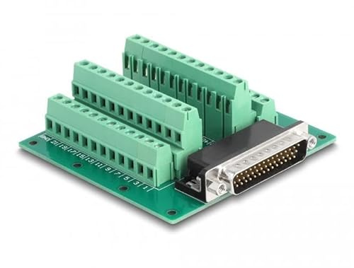 DeLOCK D-Sub HD 44 Pin Stecker auf Klemmenblock für DIN-Schiene Marke