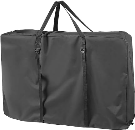 Borsa pieghevole per sedia a rotelle, antipolvere, acqua e protezione solare, in tessuto Oxford 600D, per tavolo e sedia da esterno, borsa portatile
