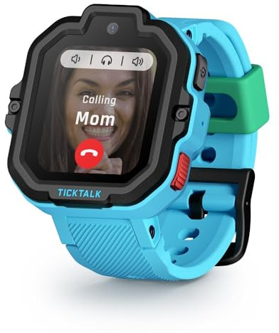 TickTalk 5 - Kid Smart Watch with GPS Tracker, Video Calling, SOS, & Parental Controls | 4G Smart Watch for Boys & Girls, Free Music, Texting, Kid Phone Call and Text