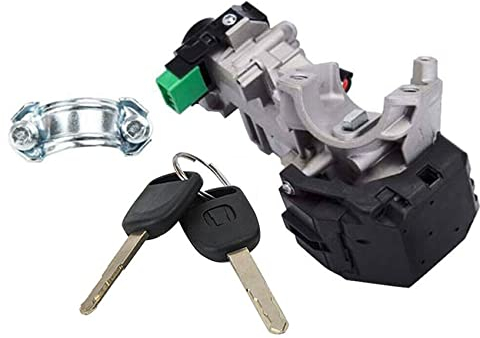 TsoLay ZüNdschloss Zylinderschloss Auto Trans + 2 SCHLÜSSEL für 03-11 Accord Fit 35100-SDA-A71