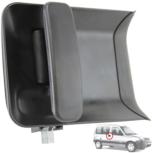 Twowinds - Maneta Puerta Corredera 9101P8 Compatible con Citroën Berlingo, Peugeot Partner (1996-2018) - Puerta Derecha (lado pasajero) - Manilla - Tirador Lateral