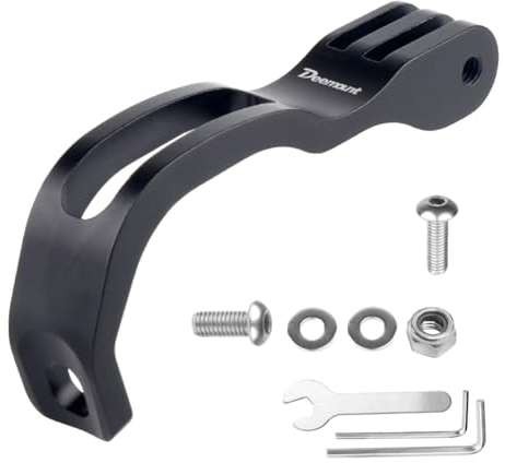 Kexpery Vorderlichthalter, verstellbar, zusammenklappbar, Gabelhalterung, Aluminiumlegierung, Vordergabel-Halterung, Fahrrad-Taschenlampen-Halterung, passend für Zubehör (Stil D)