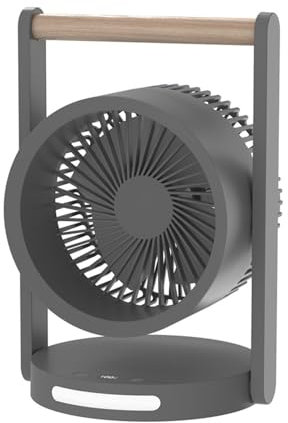Kingke Ventilatore da tavolo ricaricabile USB Ventilatore di raffreddamento multifunzionale Ventilatore da tavolo Piccolo ventilatore da tavolo Adatto per ufficio e casa