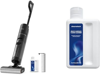 dreame H12 Pro Aspirapolvere scopa senza fili, 900ml, autopulizia e Soluzione detergente aspirapolveri