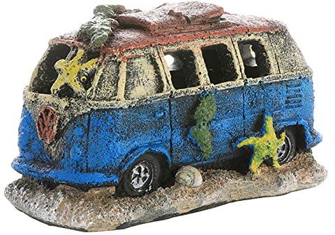 JOERBABU Auto Aquarium Harz Dekorationen für Fische für Aquarium Ornament Simulation Fahrzeug Höhle für Garnelen Fische