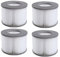 Dokkita 4er Set Ersatzfilter für MSPA Whirlpool-Filter-Kartuschen, Filter für Whirlpoal, für Heiße U-Boote und Spa, für Aufblasbare Pools - Wasserfilter Modell ab 2020