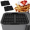 2 Packs Air Fryer Silicone Waffle Moulds for Ninja AF400EU, AF451EU, SL400EU, BPA-Free Air Fryer Liner Belgian Waffle, Airfryer Accessories Waffle Insert, Dishwasher Safe (Waffle Mould)