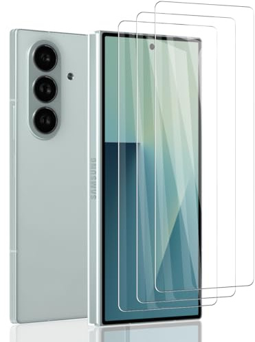 Phlleyaa Verre Trempé Pour Galaxy Z Fold 7 Protection Décran 3 Pièces, 9H Dureté, sans Bulles, Anti-Rayures Film Pour Galaxy Z Fold 7 Protection Décran