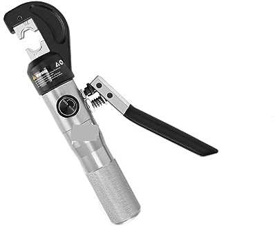 Outil de sertissa hydraulique avec ciseaux à câble pince sertir APR-70 9 paires matrices gamme 4-70mm2 Poignée isolée ergonomique(Sliver)
