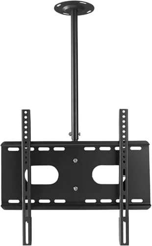 asdchZen Bracci per Monitor Il Supporto TV da Soffitto È Adatto alla Maggior Parte dei Televisori LCD A Schermo Piatto E Curvi da 37-50 Pollici con Viti di Espansione per Il Fissaggio, 1M