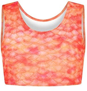 Planet Mermaid Kids Deluxe Meerjungfrauenschwanz-Set für Mädchen inkl. Blauer magischer Flosse, Schwanz, Tankini-Top und Slip. Aqua Daydreamer, 6-7 Jahre