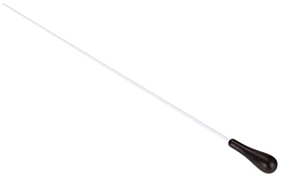 Dirigenten-Taktstock, 38cm/15 zoll Ebenholz Griff Band Musikalischer Taktstock für Chor Symphonie Konzert