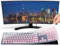 KeyCover Tastaturschutz für Dell KM636 KB216 Tastatur, ultradünn Gradual Pink