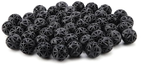 Aquarium Bio Balls, Highly Porous Filter Media for Enhanced Biological Filtration, 16mm Biochemical Balls for Freshwater Fish Tanks Ponds and Aquatic Habitats