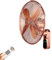 Fans Ventilador vintage, ventilador de pared de metal europeo, silencioso y con ahorro de energía, 16 pulgadas (40 cm), cobre rojo