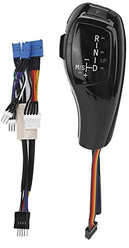 EBTOOLS Für Gear Shift LHD automatische Schaltknauf mit elektrischem Schalthebel LHD passt auf E46 E60 E61 Verkleidung für den Stil F30 (Schwarz glänzend)