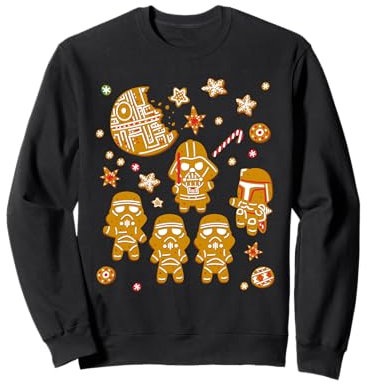 Star Wars Gingerbread Cookies Galactic Empire Holiday Sweatshirt