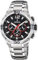 Festina Herren Analog Quarz Uhr mit Edelstahl Armband F20522/6