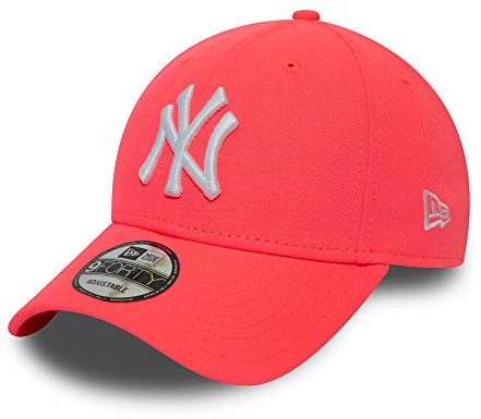 New Era New York Yankees MLB Cap verstellbar 9Forty Basecap Kappe neon pink - One-Size