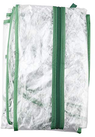 Marooma Copertura di ricambio per mini serra, 2 ripiani, in PVC trasparente, impermeabile, per giardino, vaso da fiori per interni ed esterni (supporto in ferro non incluso)