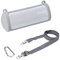 Khanka Silicone Case for Sonos Roam 2/Roam/Roam SL Portable Wireless Speaker, with Shoulder Strap and Carabiner. (Grey)