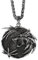 Herren Edelstahl Viking Fenrir Wolf Anhänger Halskette Nordischer Amulett Schmuck,Fenris wolf