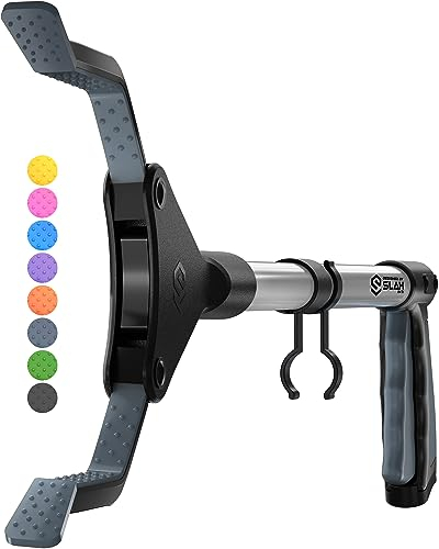 SLAH® Ultimate Litter Picker Tool - Foldable 32 Stick with 360 Degree Rotating Head, Ideal for Adults and Children with Disabilities, Easy Grip Grabber for Rubbish, Lightweight and Durable, Grey