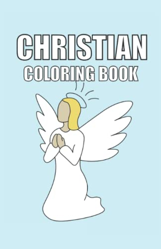 Christian Coloring Book: Christliches Malbuch 35 Seiten, Größe 13.97 x 21.59 (DIN A5)