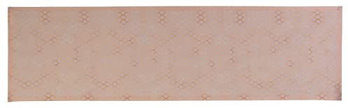 Nicht Zutreffend Tischläufer - Rosa - 40 x 140 cm - Wabenmuster