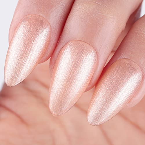 Gel Nail Polish, 1 Pcs 15ml Pearl Nude Color Soak Off UV LED Nail Gel Polish Nail Art Starter Manicure Salon DIY at Home Nail Lamp Needed
