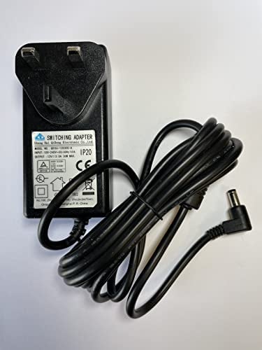 DIXIETREE 12V Switching Adaptor for FLOJET BW5003-000A Water Dispenser Pump, DC 12V 3.0A, 5.5mm x 2.1mm/2.5mm Barrel Connector, 3M UK Power Cable, 1 Year Warranty