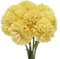 sourcing map Künstliche Blütenköpfe, Seide Chrysantheme Ball Hortensie Gelb Faux Blumen für DIY Handwerk Hochzeit und Party Dekoration 10 Stück