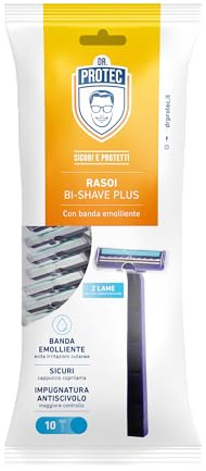 Dr Protect Bi-Shave Einwegrasierer, Einwegrasierer, 10 Stück