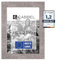 CABBEL Bilderrahmen 15x21 cm, Grau/Beton, stabiles MDF-Holz Rahmen, bruchsicherem Plexi-Glas, zum Aufhängen & Aufstellen, ideal für Fotos/Bilder/Collage
