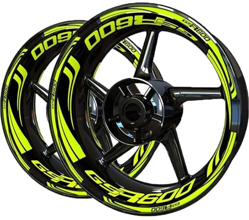 Motorrad Aufkleber Felge Aufkleber Für S&uzuki Für GSR600 Für GSR 600 Rad Aufkleber (Color : 10)