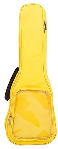 Kliplinc 23-Oxford-Stoff Kleine Gitarrentasche Transparente Seitentasche Ukulelentasche Gitarrentasche