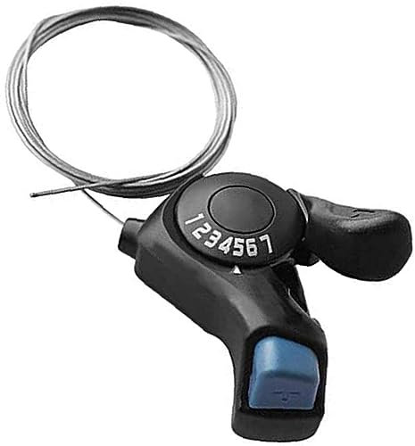 Manette de Vitesse de vélo, 7 Vitesses, Manette de Vitesse au Pouce Droit, manettes de Vitesse de Transmission de vélo de Montagne à 7 vitessesIntelligent et Attrayant.
