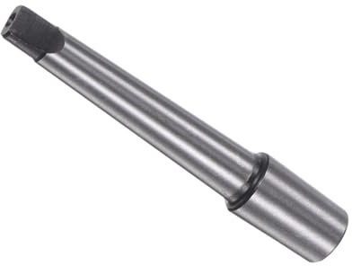 CoCud Drill Chuck Arbor, MT1 to B16, Tang End Flat Tail Threaded Drill Taper Shank Adapter Morse Tapers 1MT 16B - (Applications: for Lathes and Drill Milling)