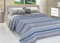 CapitanCasa Copriletto Piquet Leggero Estate 100% Cotone Made Italy Sonia Fantasia Rodrigo Matrimoniale Blu