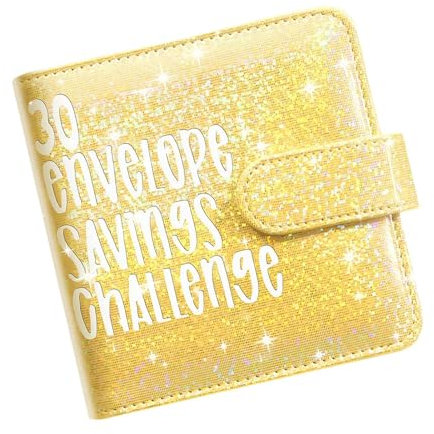 30-Spar-Challenge-Ordner, 30-Tage-Challenge-Umschlagordner | Buch über Sparherausforderungen,Effizienter Sparordner, intelligenter Budgetordner, einfache Finanzplanung, Nachverfolgen und Speichern