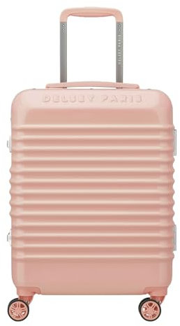 DELSEY Paris - Bastille 2.0 - Valise Cabine Rigide Slim - 54cm x 39cm x 20cm - S - Rose