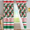 Curtain Weihnachtsmann Grün Blackout Curtain Weich Gardinen Wohnzimmer Waschbar Vorhang mit ösen Verdunklungsvorhänge Curtains Living Room Polyester Vorhänge 2x140x160cm