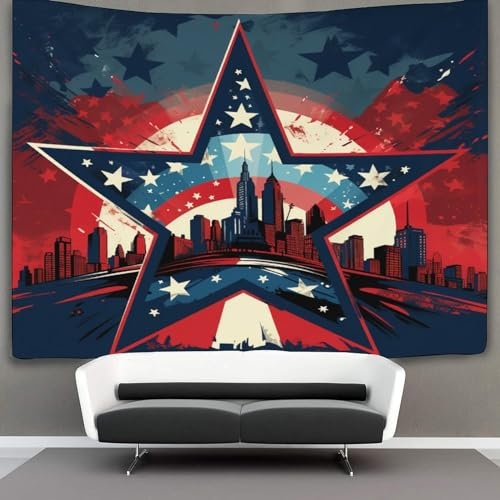 YOPDEOOCR 3D Druck USA Wandteppiche Poster Ornament Wandbehang Wandteppich Raumteiler Vorhang Für Schlafzimmer, Wohnzimmer, Wohnheim Tapisseries 180cmx230cm