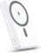 Gabless Power Bank, 10000mAh Magnetische Powerbank PD 20W Schnellladung, Kabelloses Tragbares Ladegerät mit Typ-C-Eingang und Ausgang, Kompatibel mit MagSafe für iPhone 16/15/14/13/12 Serie (Weiß)