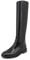 QUEEN HELENA Stivali Alti in Pelle Classici Casual con Zip Laterale Donna L-447 (Nero, Sistema Taglie Calzature EU, Adulto, Donna, Numero, Media, 38)