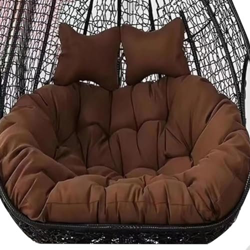 Doppelter Hängekorb-Ei-Sessel für den Außenbereich, Ersatz für 2-Personen-Hängesessel, große Größe (O150 * 110 cm/59 * 43 Zoll)