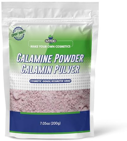 Myoc Calamine Powder 7.05oz (200g) | Cosmetic Grade Pink Clay for Face Packs, DIY Skincare, Masks, Lotions & Personal Care
