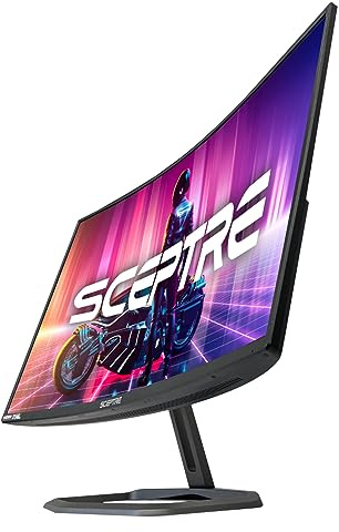 Sceptre 32 Curved Gaming Monitor 240Hz DP x2 HDMI x2 Built-in Speakers, Machine Black 2026