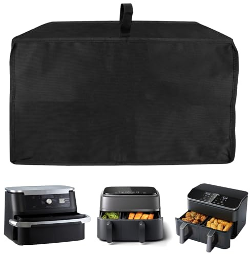 50x40x30CM Staubschutz für Heißluftfritteuse, Staubschutz für Airfryer | Hitzebeständige Wasserdichte Staubschutzhulle fur Dieluftfritteuse,600D Oxford-Stoff,Kompatibel für Ninja AF500EUCP/AF400EUCP