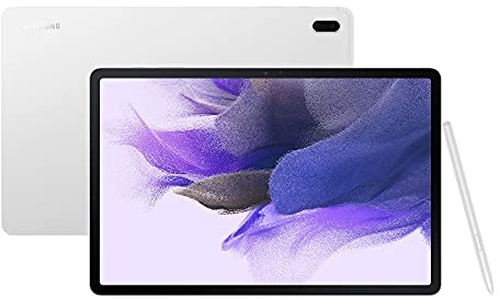 Samsung Galaxy Tab S7 FE 12.4 Inch Wi-Fi Android Tablet 128GB Silver 3Y Warranty (Renewed)